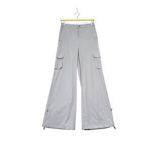 Descente | Cargo Pants Grey Wide Leg Techwear Utility US XS